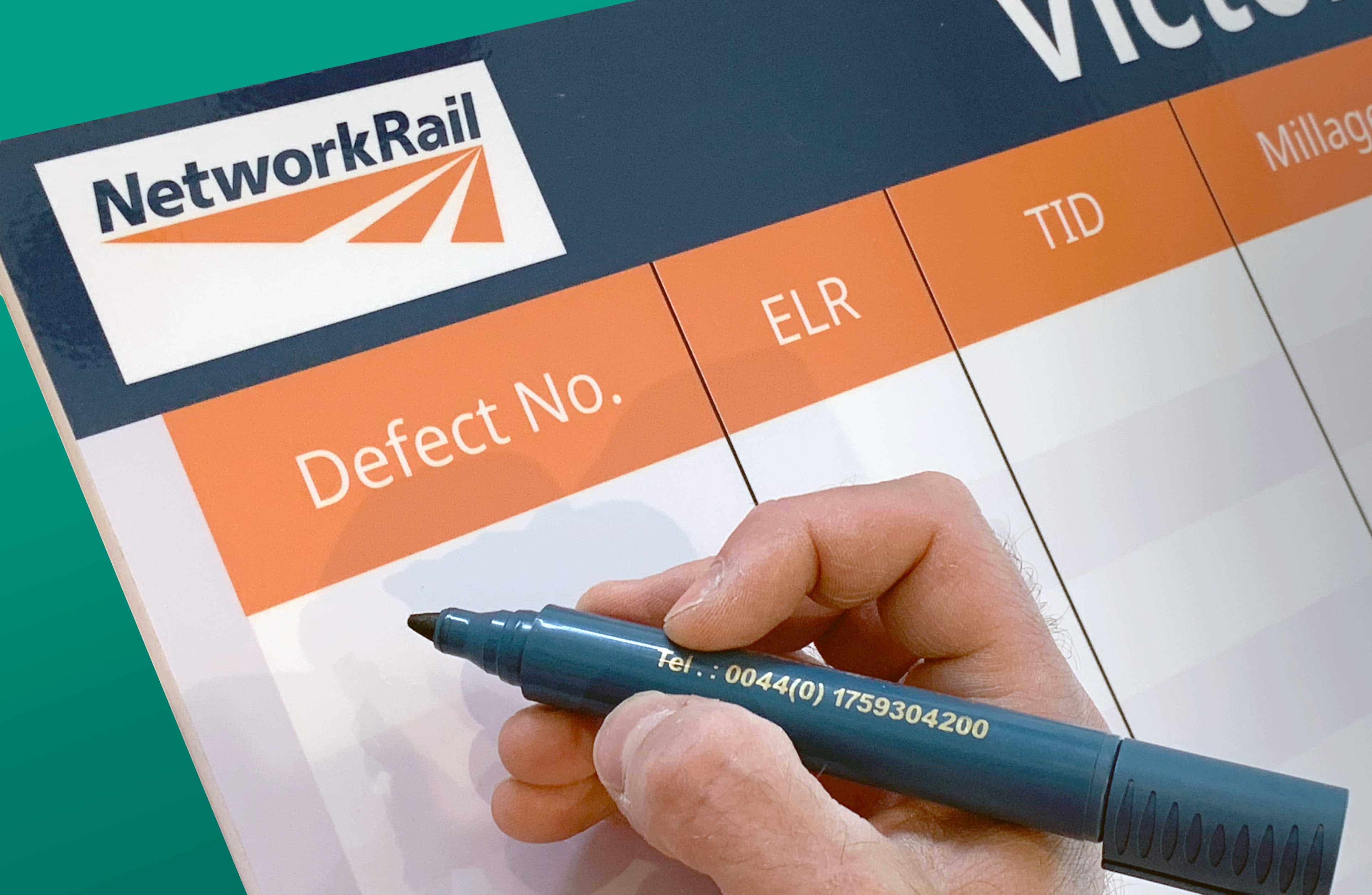 network rail kpi board