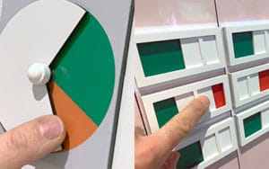 status-dials-sliders magnetic whiteboard overlay