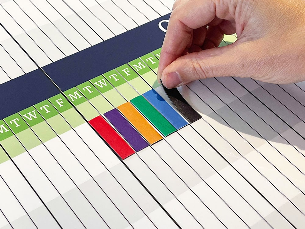 pire project planner board magnetic labels