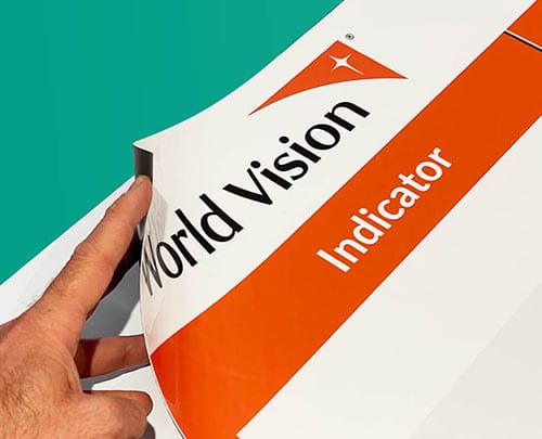 World Vision magnetic overlay