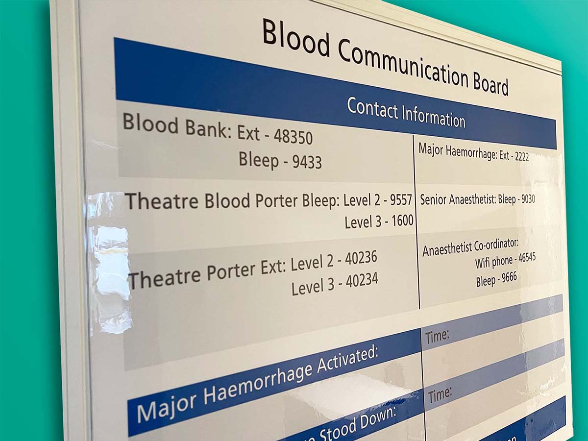 NHS Blood comms overlay gallery