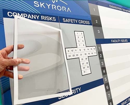 Skyrora safety cross doc holder overlay