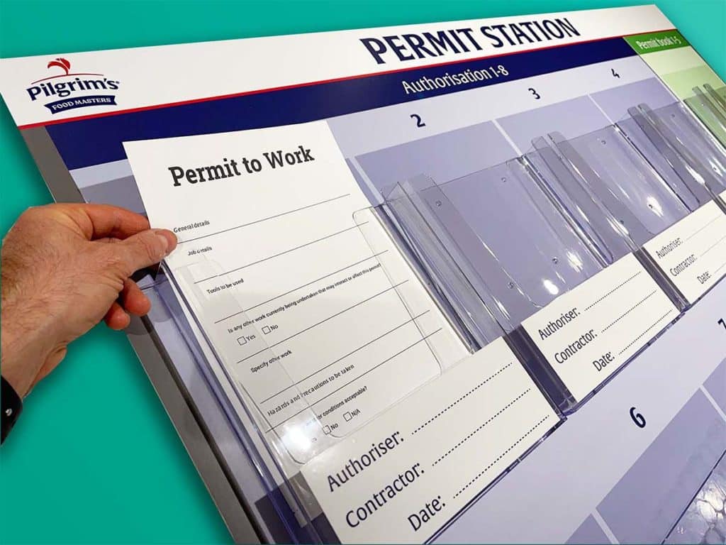 Pilgrims permit doc holder