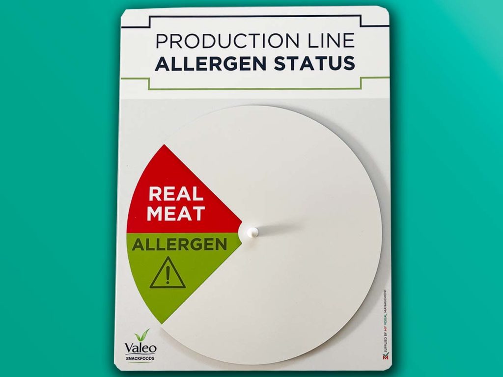 Valeo production allergen status dial