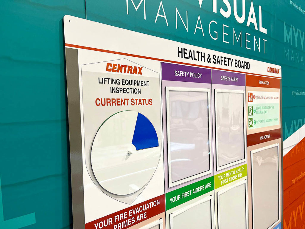 Centrax Health & safety H&S status dial gallery