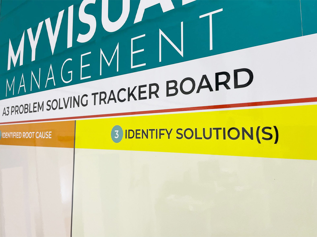 Tracker boards for visual management