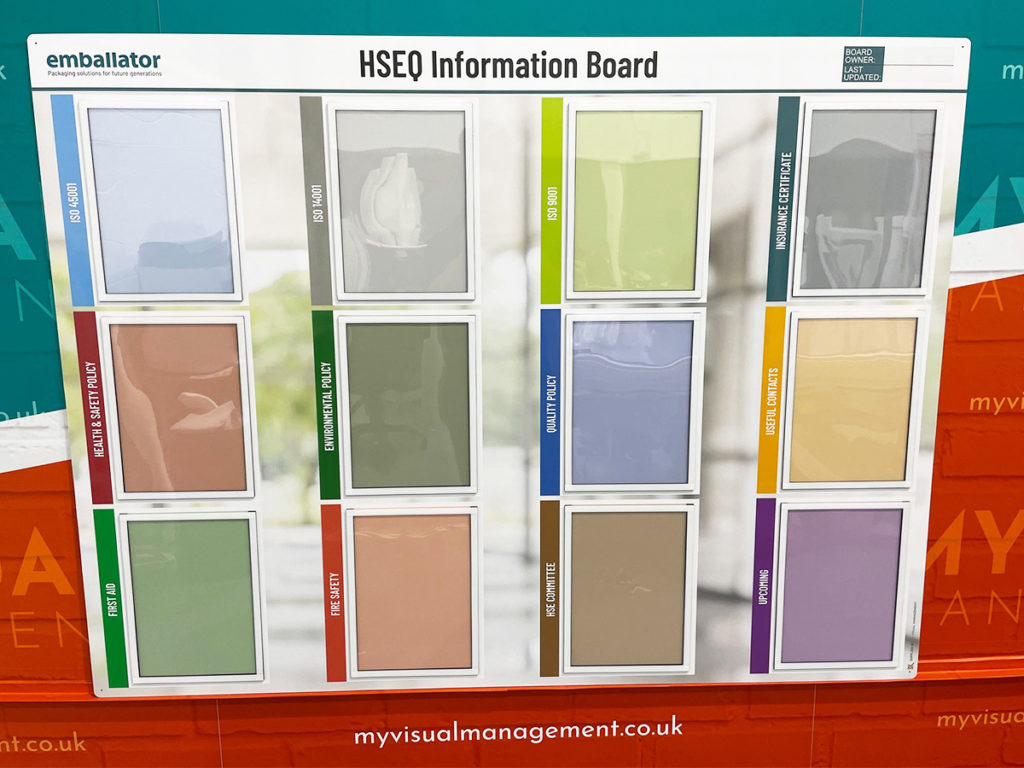 HSEQ Info board