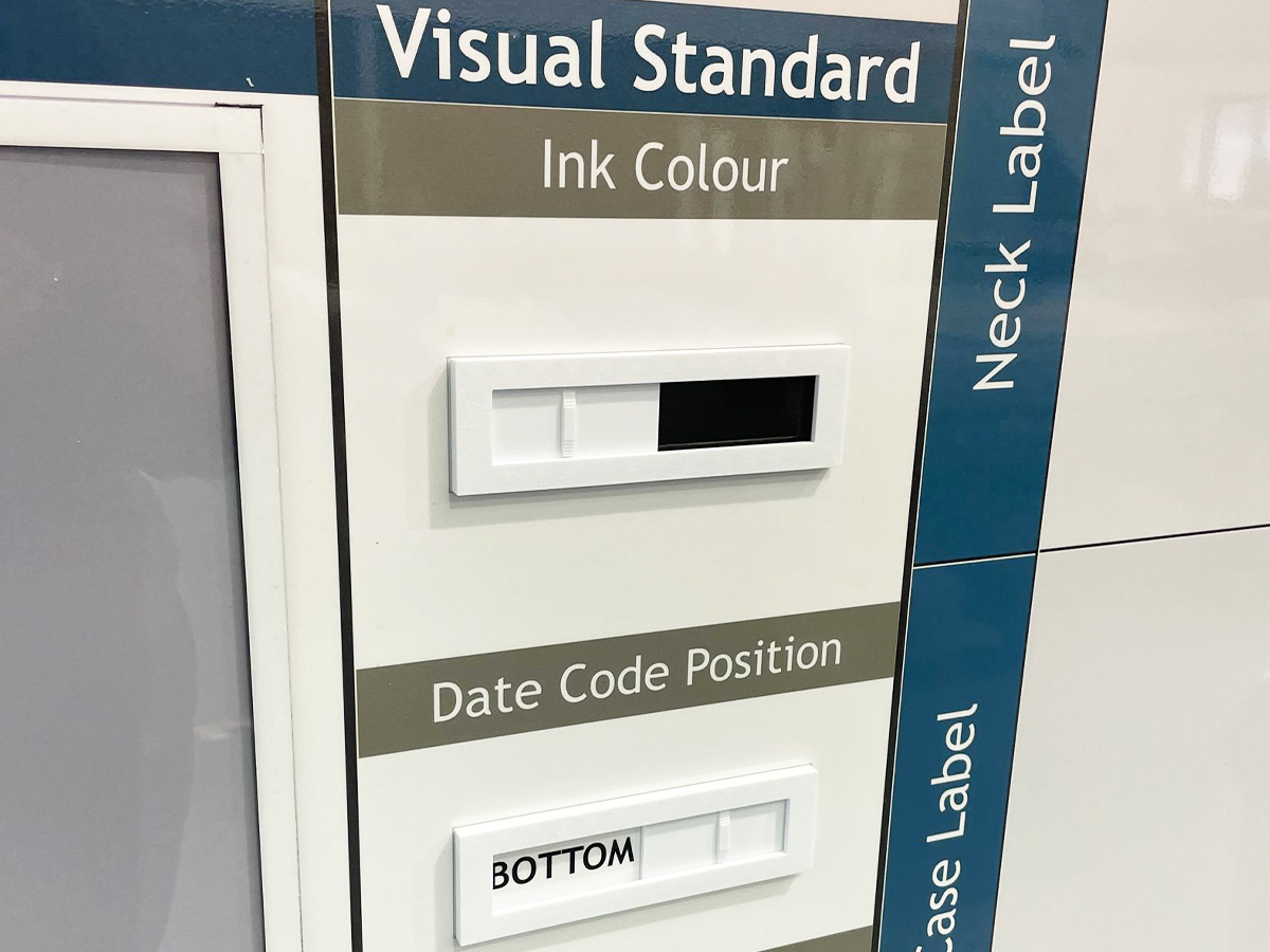 Production visual standard board