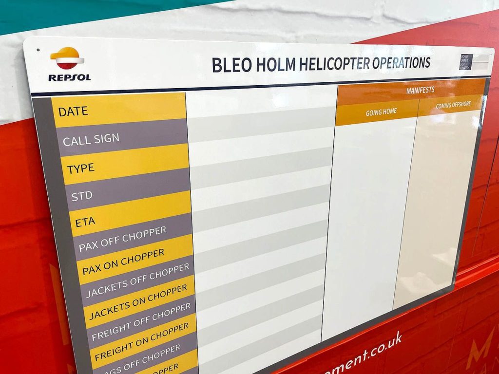 Helicopter Operations Board