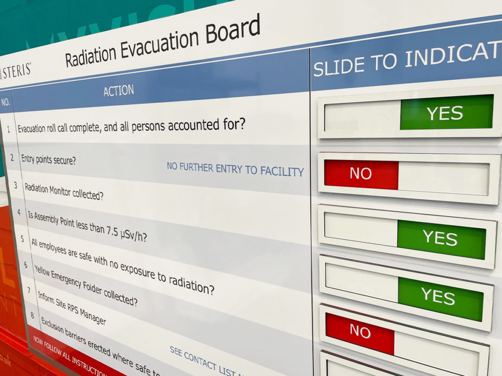 Emergency Evacuation board