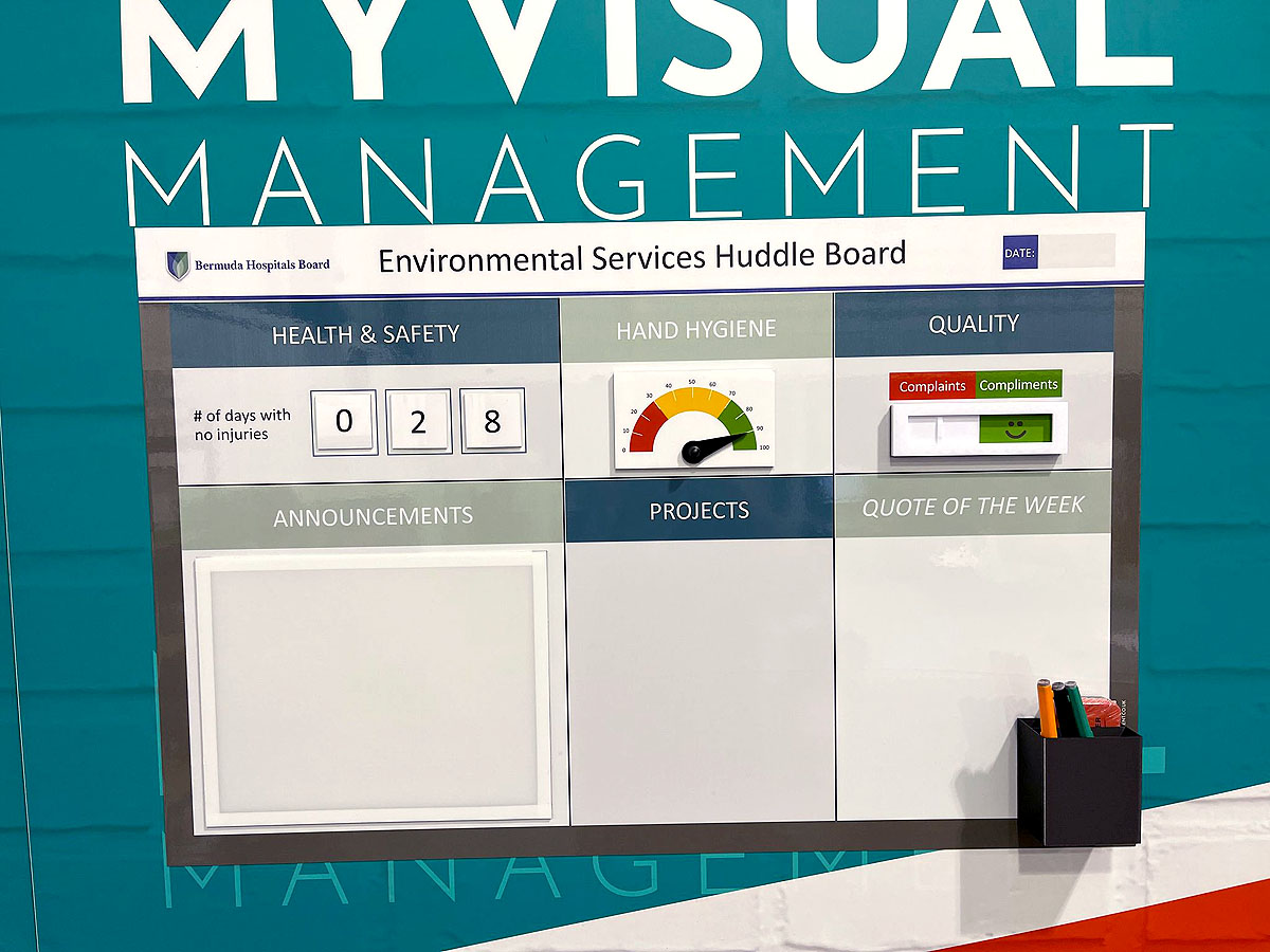 Environmental Services Huddle Board